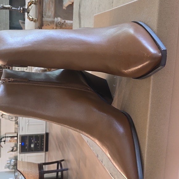 Sanctuary Shoes - NEW Sanctuary Bourbon Leather Boots, 10M, NWT